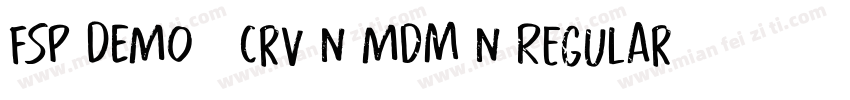 FSP DEMO   Crv N Mdm N Regular字体转换